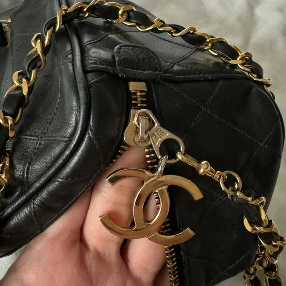 Vintage Chanel Quilted Vanity Bag - Picture 10 of 12